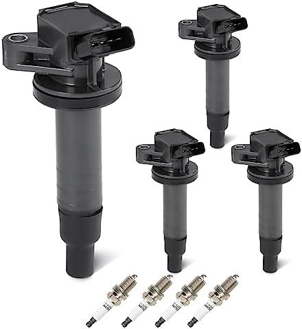 Amazon Set Of 4 Ignition Coils Pack 4 Iridum Spark Plugs