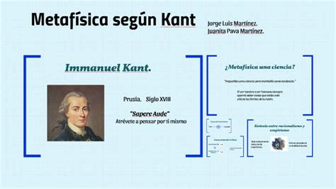 Metaf Sica Seg N Kant By Juanita Pava On Prezi