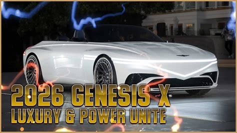 Revolutionizing Luxury The Genesis X Convertible Electric