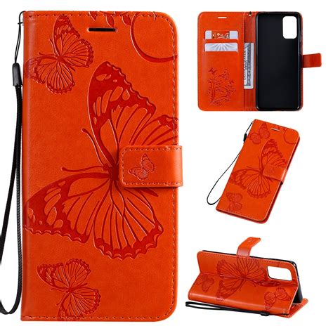 Dteck Galaxy S20 Fe Fan Edition 5g Case Embossed Butterfly Pu