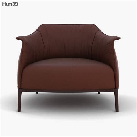 Poltrona Frau Archibald Large Armchair 3d Model Furniture On Hum3d