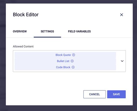 Block Editor Add Ui To Configure Block Editor Field Issue