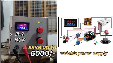 How To Make Variable Power Supply At Home Youtube