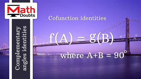 Cofunction identities