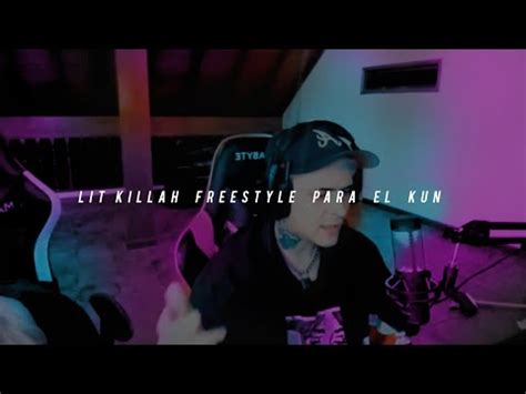 LIT KILLAH FREESTYLE DOBLE TEMPO DEDICADA AL KUN AGÜERO LETRA