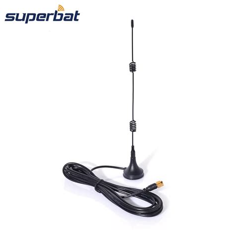 Superbat 2 4Ghz 7dBi WiFi Magnetic Base SMA Plug Antenna For Security