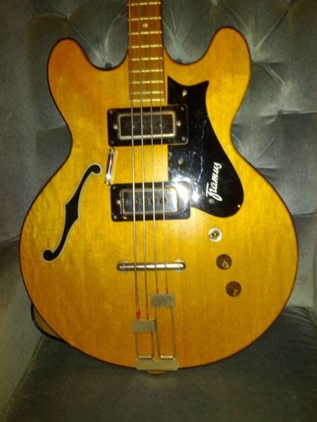 Canadian Vintage Guitar Hunt 1971 Framus Semi Hollow Bass Guitar