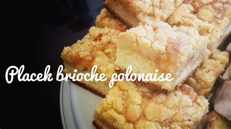 PLACEK Brioche gâteau crumble polonais recette Facile et Rapide