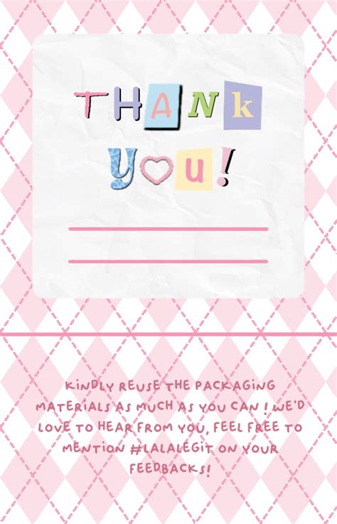 A Thank Card With The Words Thank You Written In Multicolored Letters