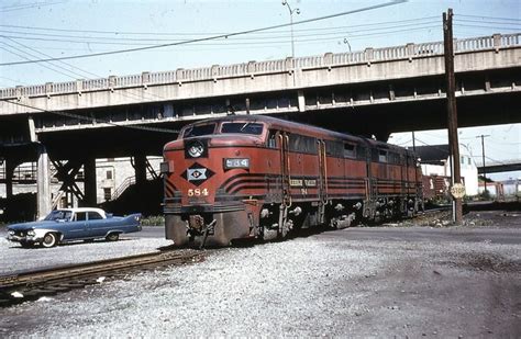 ALCo FA1 Red Train Under Bridge