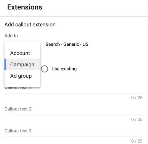 How To Use Callout Extensions In Google Ads Store Growers