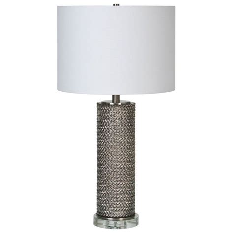 Lombardi Off White Table Lamp Transitional Table Lamps By Renwil