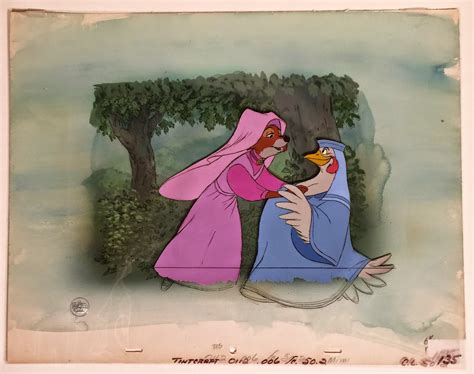 Animation Collection: Maid Marian and Lady Kluck Production Cel and ...