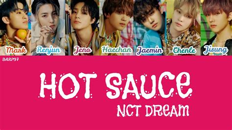 Nct Dream Hot Sauce Color Coded Lyrics Youtube