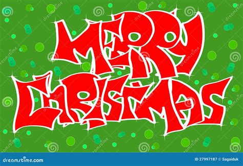 Merry Christmas Graffiti Royalty Free Stock Photography Image 27997187