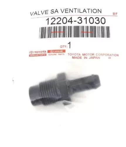 Valvula Pcv Toyota Fortuner Runner Hilux Corolla Yaris New Mercadolibre