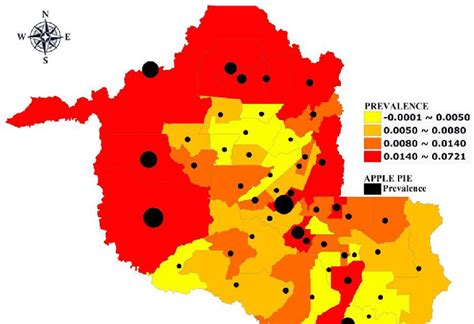 Geospatial Distribution Of Bovine Cysticercosis Prevalence In The State