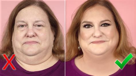 Hide A Double Chin With Makeup And Contouring Tutorial On Best Tips For Slimming The Face And Neck