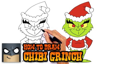 How To Draw Grinch Christmas Lesson Youtube