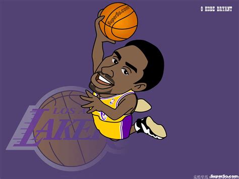 NBA Cartoon Wallpaper - WallpaperSafari