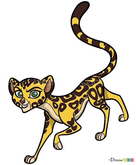 How to Draw Fuli, The Lion Guard