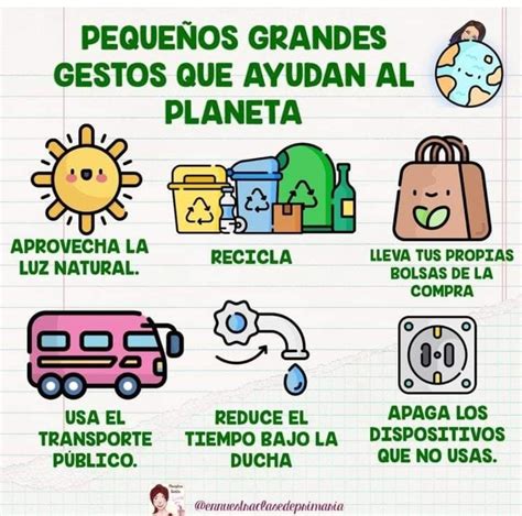 Peque Os Grandes Gestos Que Ayudan Al Planeta