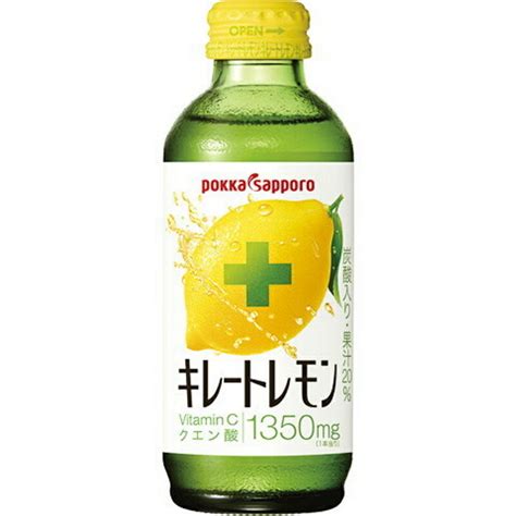 【楽天市場】ポッカサッポロ N キレートレモン 瓶 155ml×24個 【kkコード3359939】：くまの中谷商店