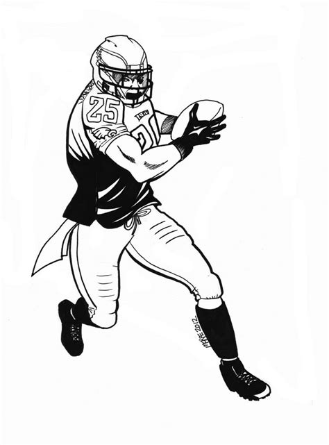 Philadelphia Eagles Player Coloring Pages Coloring Pages