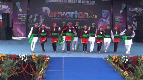 Himachali Dance Parivartan2k16 CGC LANDRAN Mustwatch YouTube