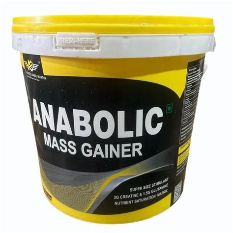 Anabolic Mass Gainer 5 Kg Packaging Type Bucket At Rs 5000piece In Faridabad