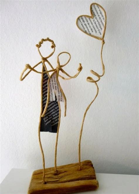 Craft Figures With Paper And Wire For Any Decoration Occasion With This