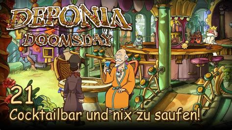 Deponia Doomsday 21 Cocktailbar Und Nix Zu Saufen Twitch Gameplay