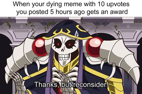 Anime version of "Thanks, but reconsider!" meme : r/goodanimemes