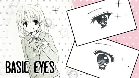 How to draw Shoujo manga eyes 少女漫画の描き方 基礎編 YouTube