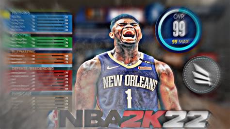 NBA 2K22 NEXT GEN ZION WILLIAMSON BUILD THE BEST HIGH FLYING DUNKING