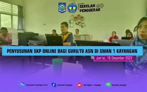 Penyusunan Skp Online Bagi Guru Tu Asn Di Sman Kayangan