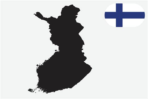 map and flag of Finland 11175845 Vector Art at Vecteezy