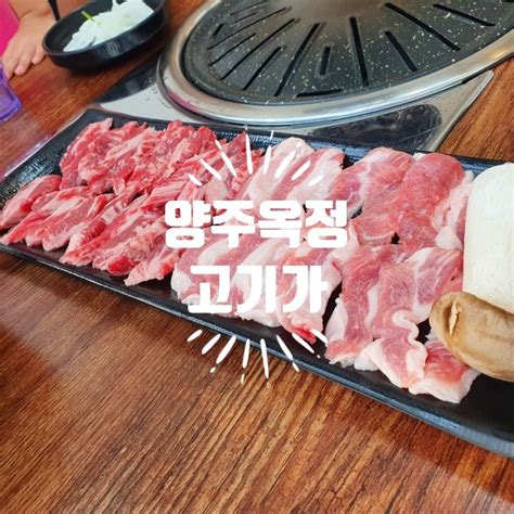 양주 옥정 맛집 옥정동 맛집 옥정 고기집 냉면까지 완벽한 그곳 고기가 Feat 양주맛집 네이버 블로그