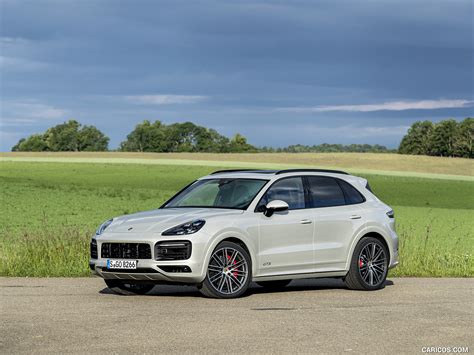 2021 Porsche Cayenne Gts Color Sechura Beige Metallic Front Three