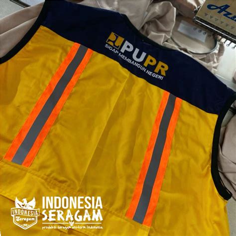 Seragam Rompi Custom Ditjen Cipta Karya DJCK Dinas Pekerjaan Umum Dan