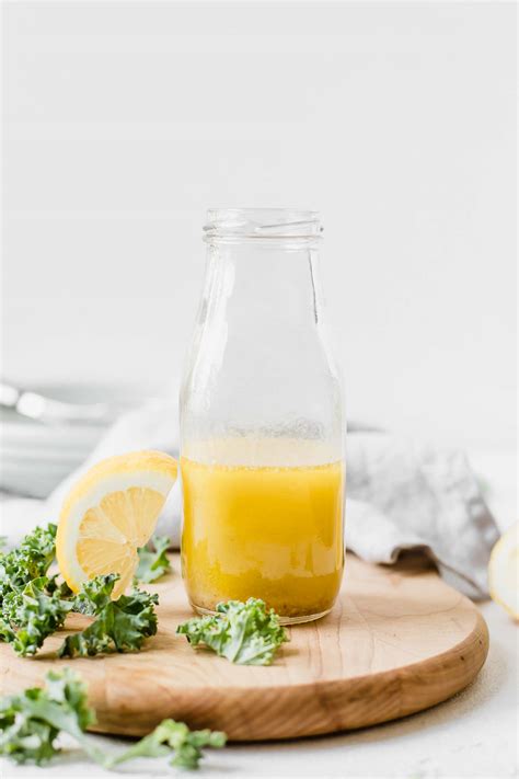 Easy Classic Lemon Vinaigrette Jar Of Lemons