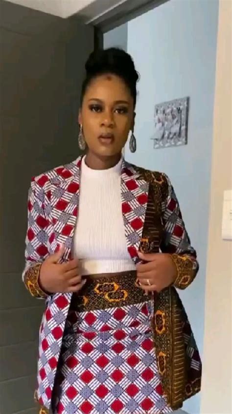 Ankara Jacket And Skirt