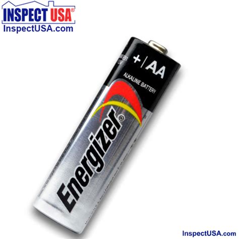 Aa Energizer E V Alkaline Button Top Battery Inspect Usa