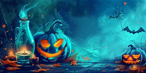 Spooky Halloween Wallpaper With Pumpkin Fog Background, Halloween ...