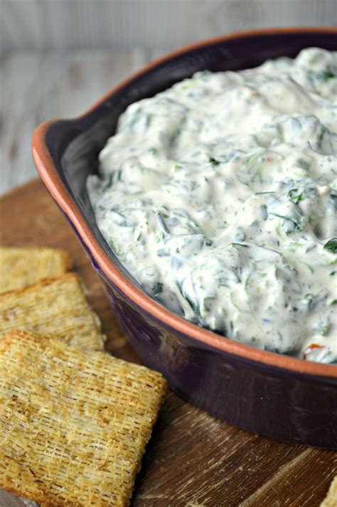 Easy Cold Spinach Dip Recipe Easy Potluck Recipes Spinach Dip