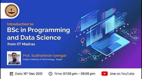 LIVE Introduction To The BSc Program In Data Science And Programming