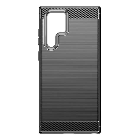 Husa Samsung Galaxy S24 Ultra Techsuit Carbon Silicone Negru Marketbox Ro