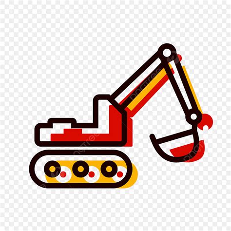 Excavating Clipart Vector Vector Excavator Icon Heavy Excavator