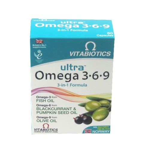 Vitabiotics Ultra Omega 3 6 9 3 In 1 Formula 60 S Ehealth Kenya