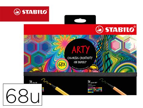 4006381590402 Rotulador Stabilo Acuarelable Pen 68 88 Arty Line Hero